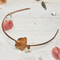Tocado Ginko y Perlas